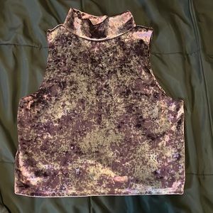 Velvet top